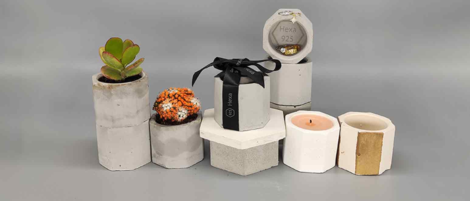 envases reutilizable hexa 925