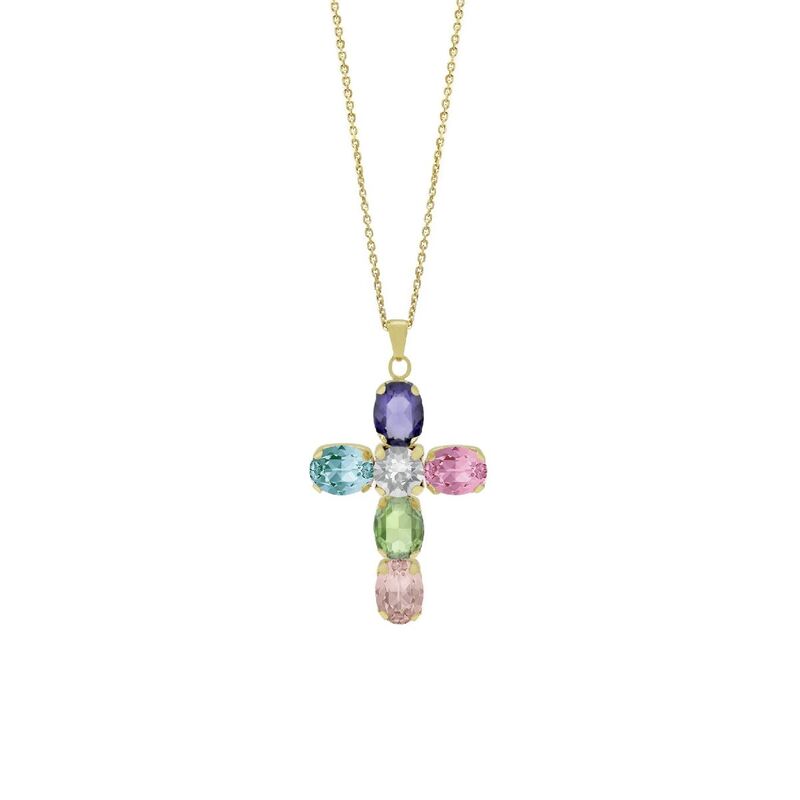 COLLAR RAINBOW CROSS