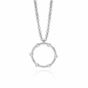 CRYSTAL CIRCLE NECKLACE