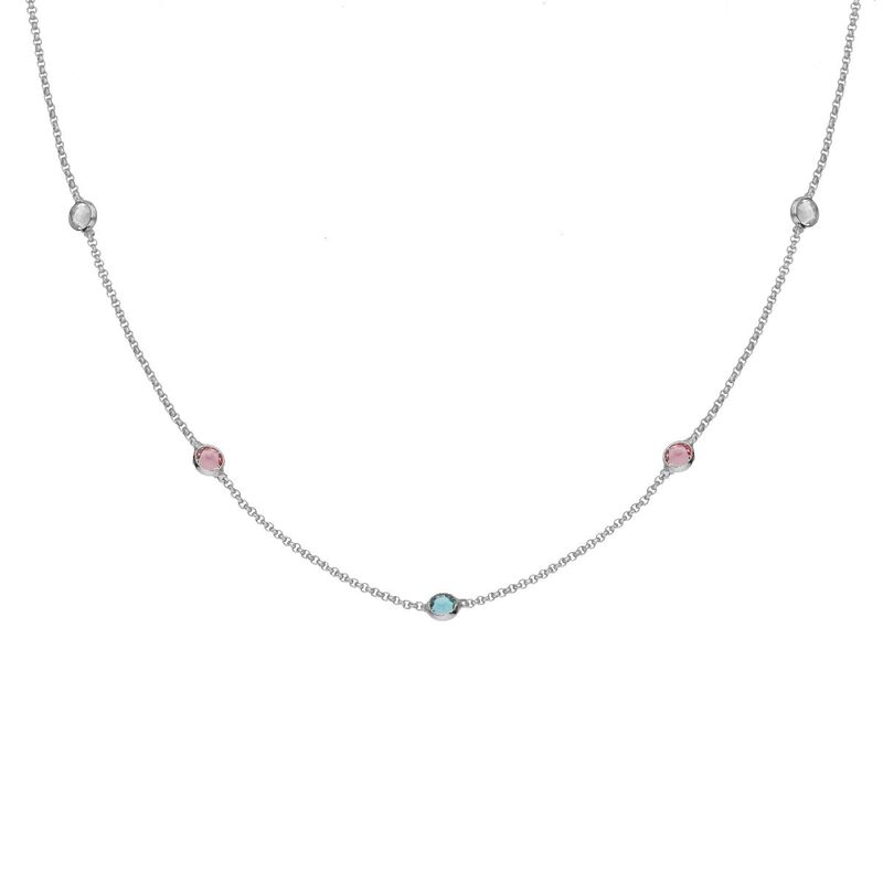 COLLAR RAINBOW SILVER
