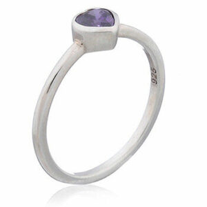 ANILLO PURPLE HEART ZIRCON