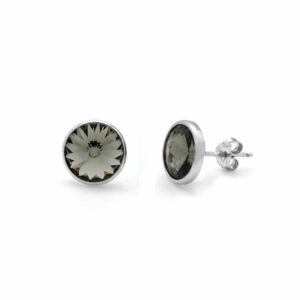 PENDIENTES  REDONDOS  GRIS