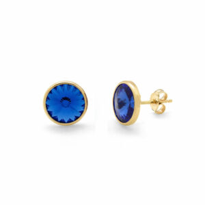 PENDIENTES   REDONDOS   ZAFIRO
