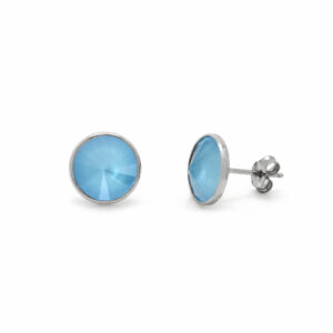 PENDIENTES   REDONDOS   CELESTE