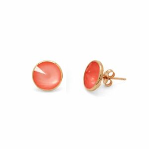 PENDIENTES   REDONDOS   CORAL