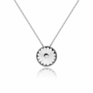 COLLAR CON COLGANTE REDONDO CRYSTAL