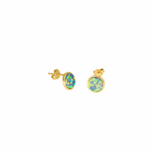 PENDIENTES OPAL GREEN