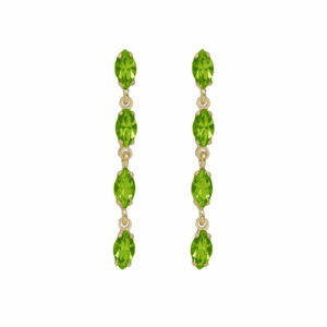 PENDIENTES LARGOS PERIDOT
